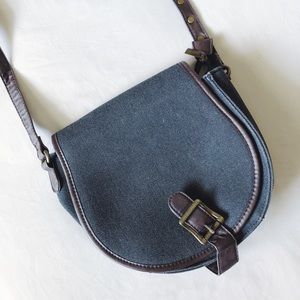 Olivia Miller Canvas Messenger Crossbody Bag
